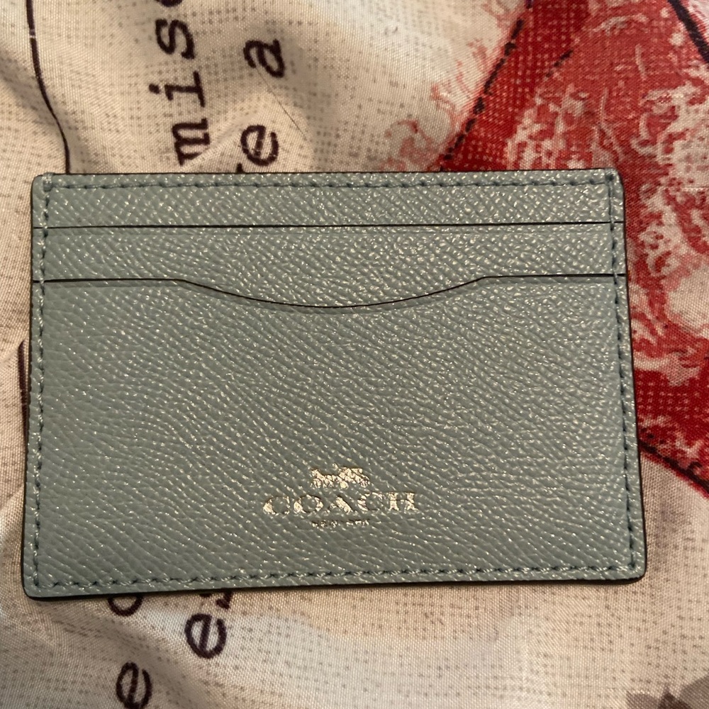 Coach card holder